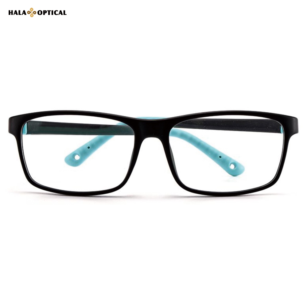 HE6611 Kids’ TR90 Square Optical Glasses Frames – Safe, Flexible and Comfortable, Factory Direct 