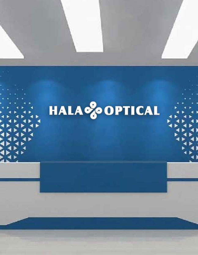 Mostrador de recepción Hala Optical