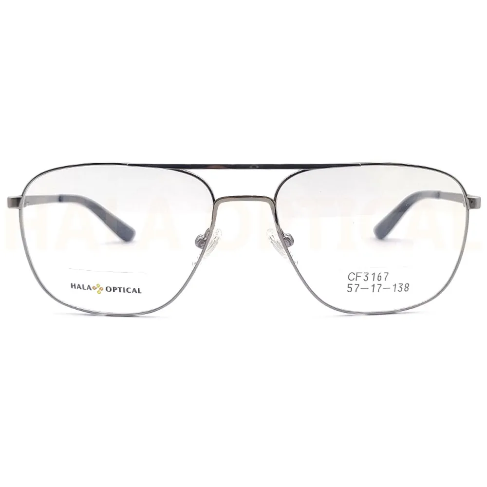 Monture optique homme double pont