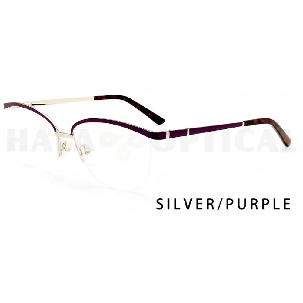 Browline Stainless Steel Spectacle Eyeglass MXD-1875