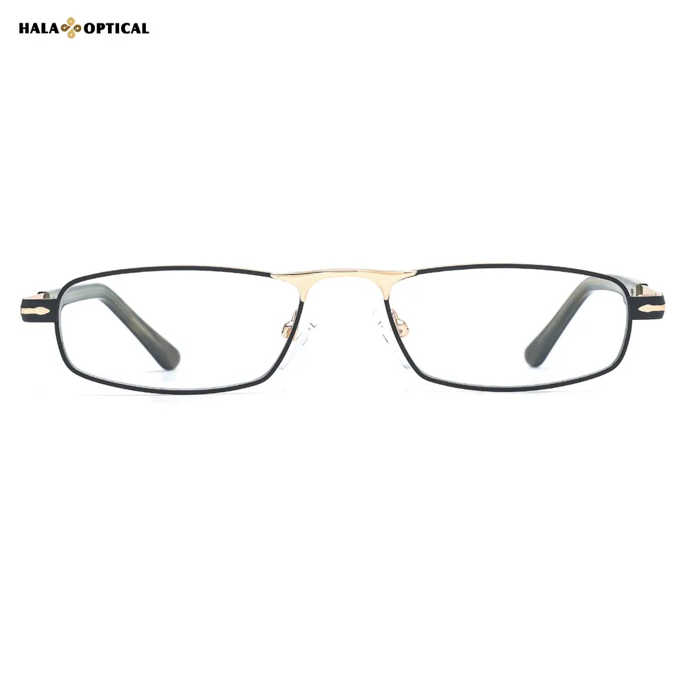 HM1023 "Poseidon's Allure" Optical Glasses Frame – Luxury Metal & Acetate 
