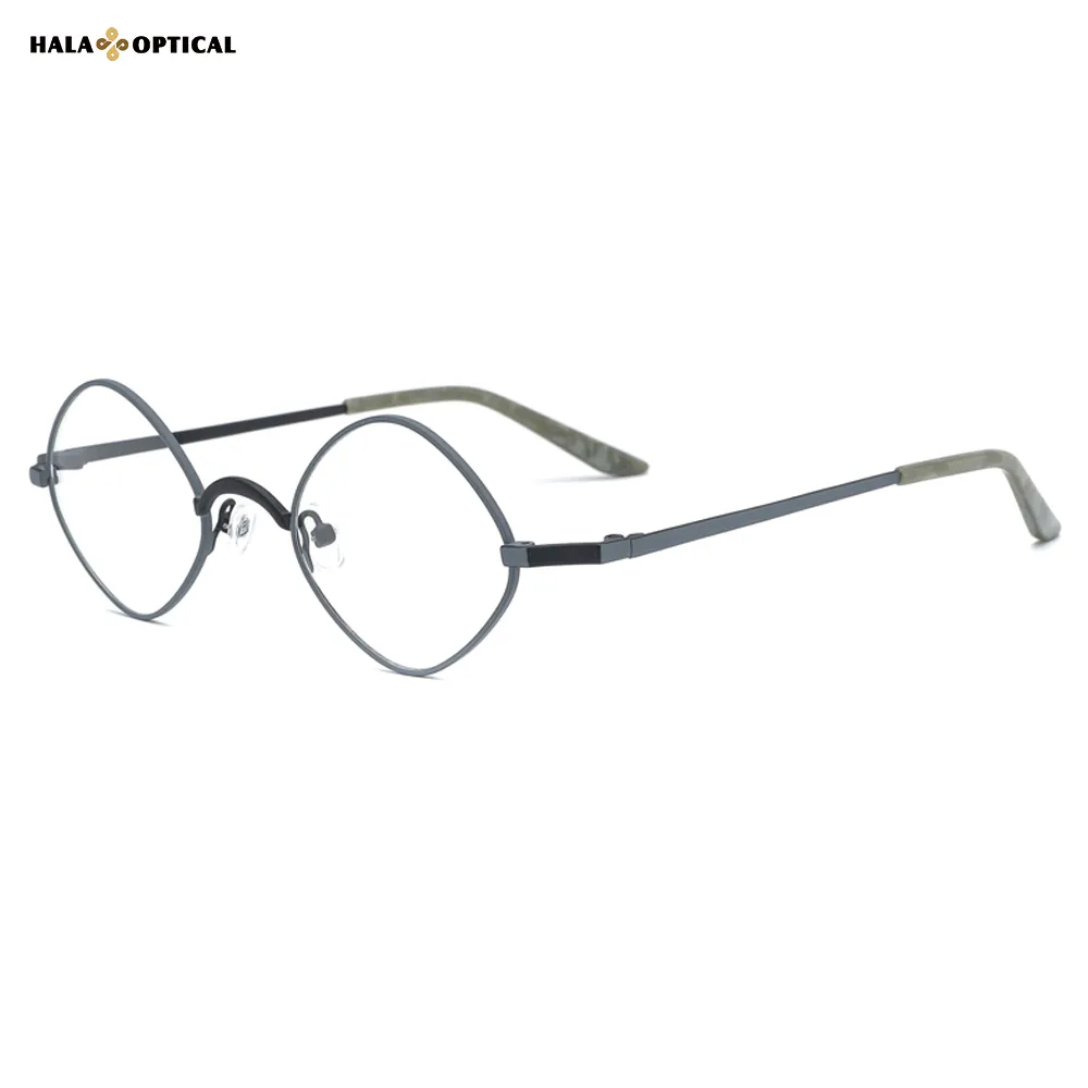 ✨ HM1025 Diamond-Shaped Metal Optical Frames – Seductive, Chic & Unbeatable Factory Direct Price! ✨