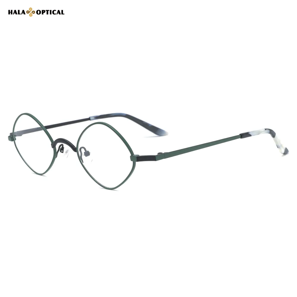 ✨ HM1025 Diamond-Shaped Metal Optical Frames – Seductive, Chic & Unbeatable Factory Direct Price! ✨