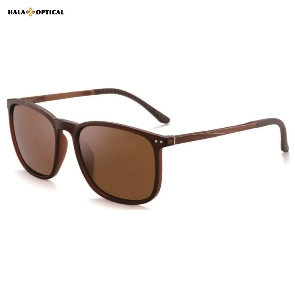 HS55002 Gentle Wayfarer Sunglasses | TR90 & AL-MG | Flawless Bare-Face Essential 