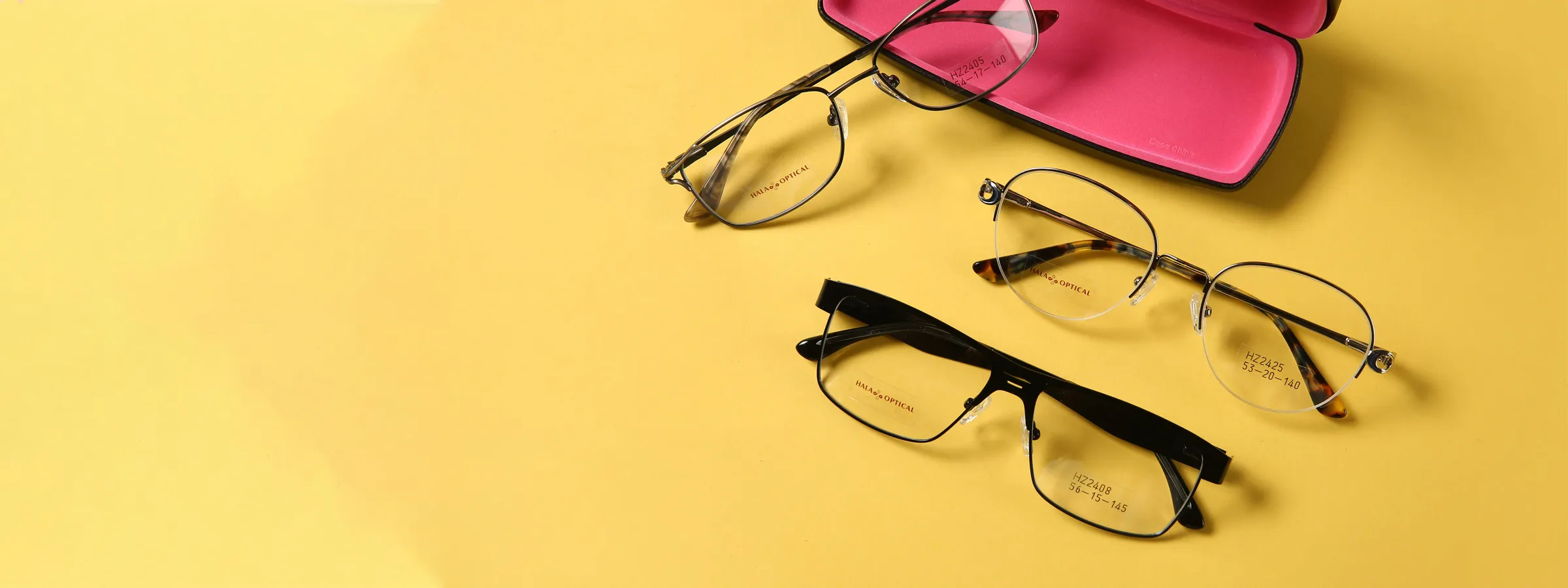 Eyeglasses with case