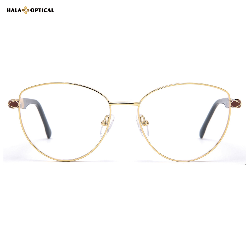 HM18055 Premium Metal Optical Frames HM18055 "Viper’s Gaze" Premium Metal Optical Frames – Seductive Elegance