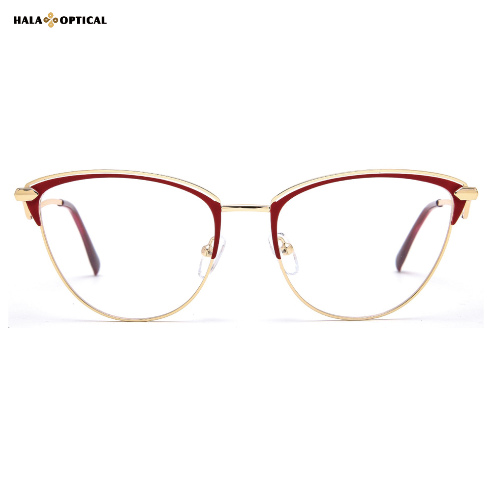 HM18058 Cat-Eye Metal Optical Frames ✨ HM18058 - Seductive Cat-Eye Optical Frames | Elegant "Eyeliner" Design