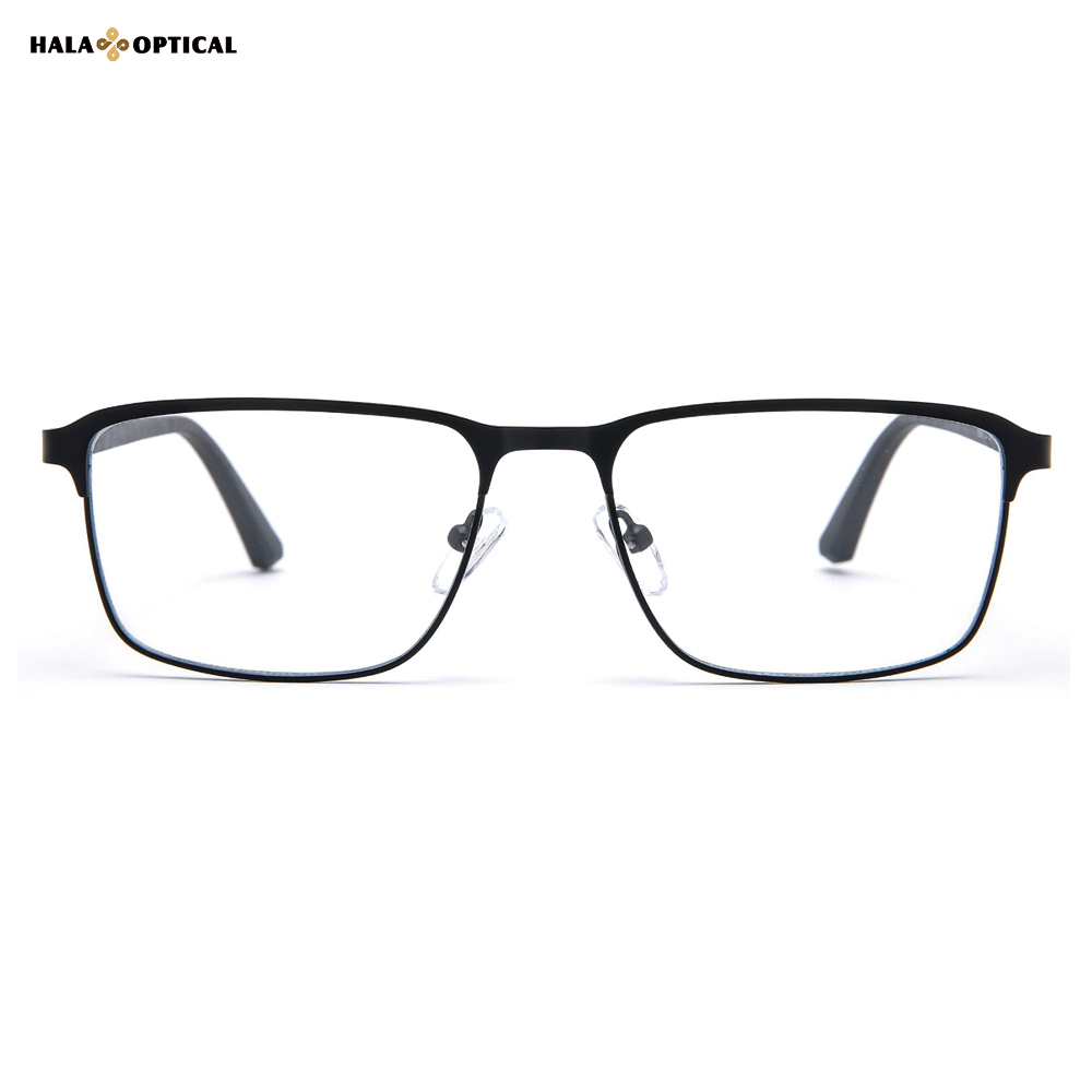 HM18058 Business Rectangular Metal Optical Frames HM18058 Business Rectangular Metal Optical Frames | Professional's Pick | Factory Direct