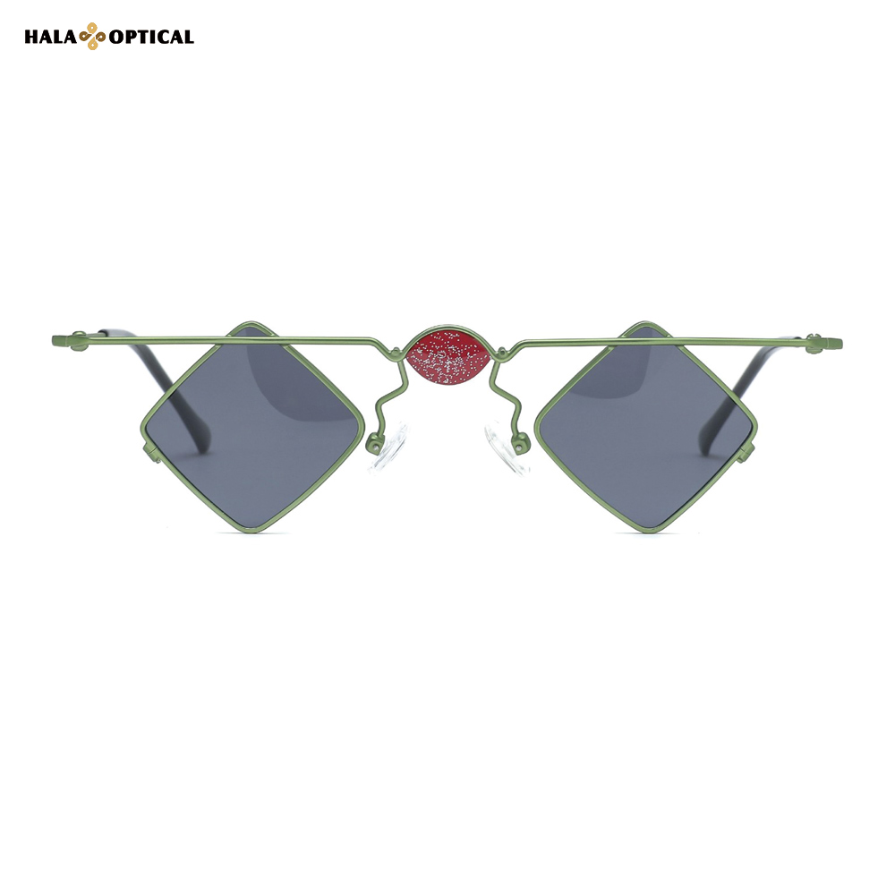 HM1024 Diamond Wide Frame | Long Face Slimming Glasses | 