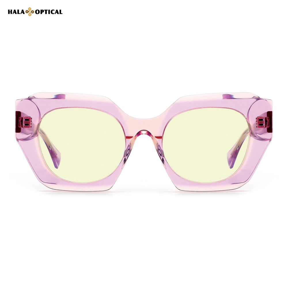 HST06 Square Acetate Sunglasses Frame HST06 Square Acetate Sunglasses Frame – Dopamine Summer Colors, Lightweight & Stylish