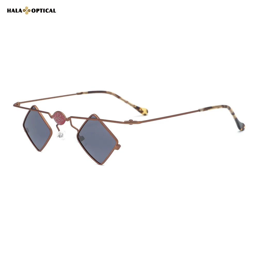 HM1024 Diamond Wide Frame | Long Face Slimming Glasses | 