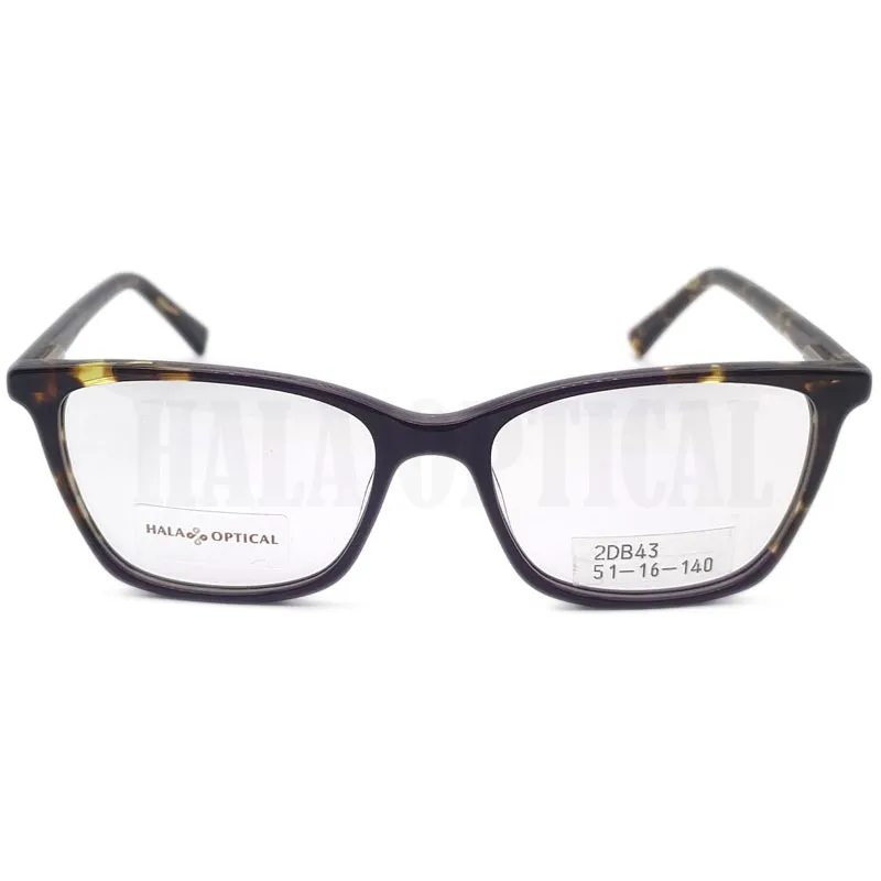 2DB43 acetate spectacle frame Top view