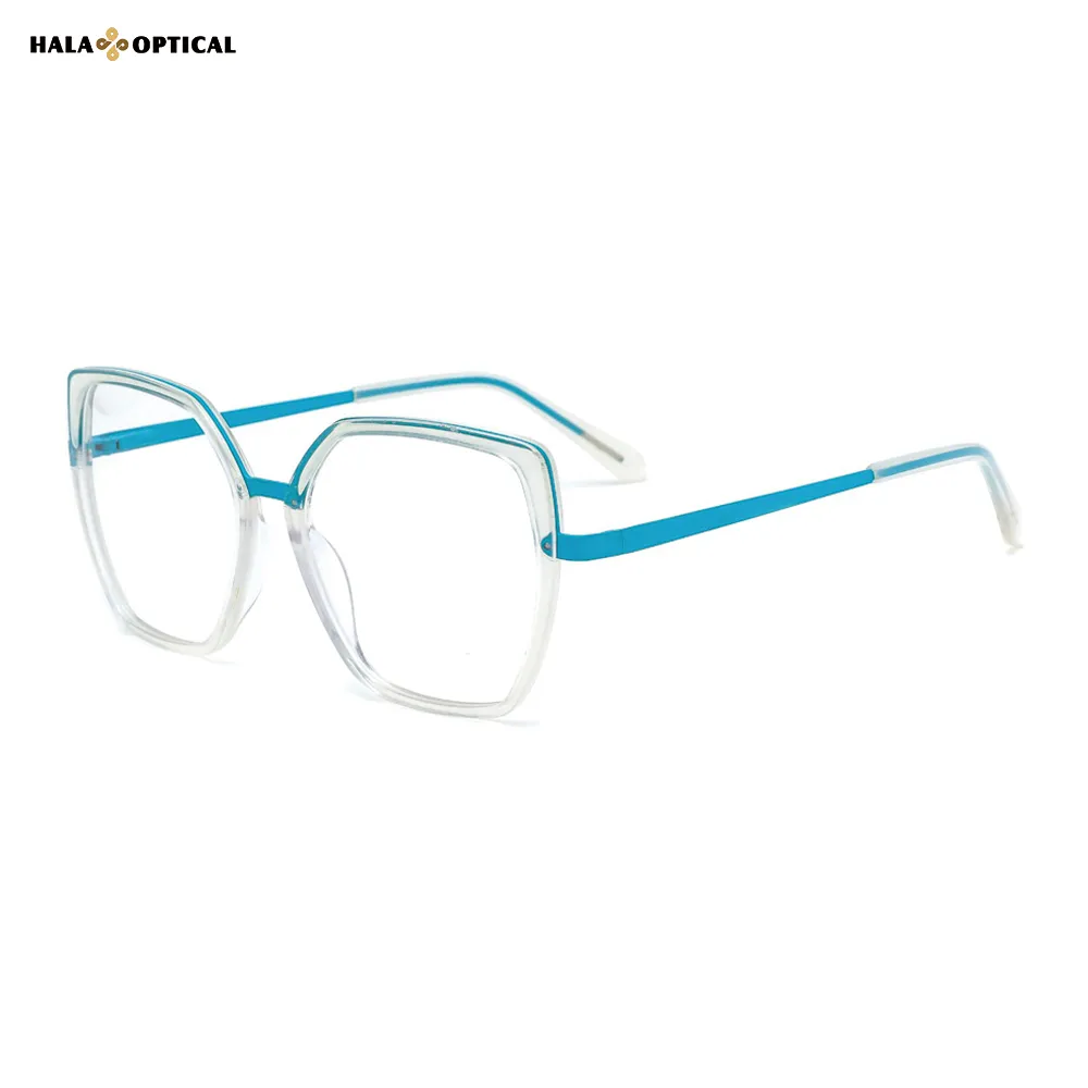 Transparent Macaron Square Optical Frames – Lightweigh & Fashionable summmer 