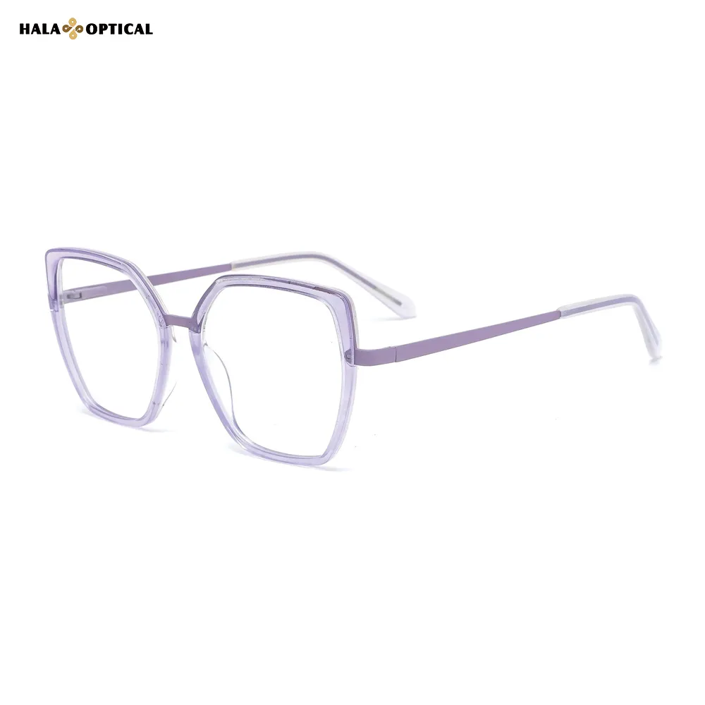 Transparent Macaron Square Optical Frames – Lightweigh & Fashionable summmer 