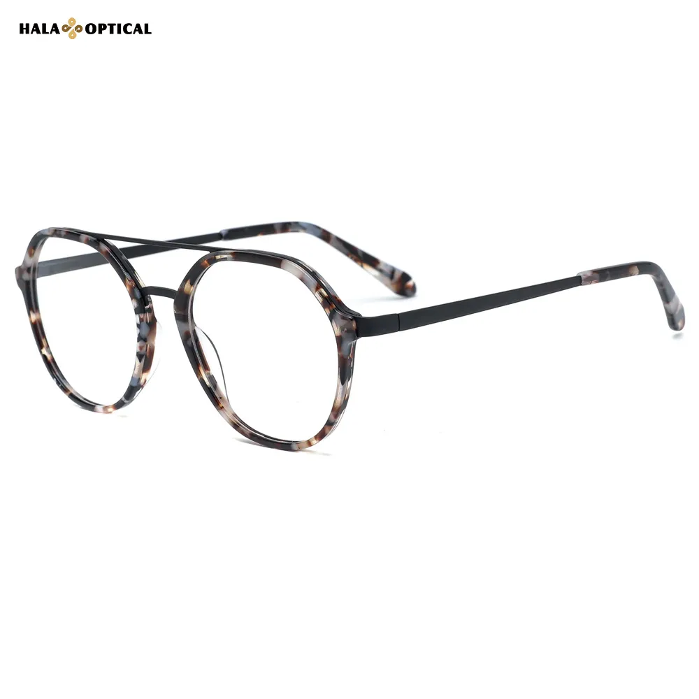 AM1009 Aviator Classic Tortoiseshell Optical Frames, Fatory Driect Pricing, NO MOQ (50-18-140)
