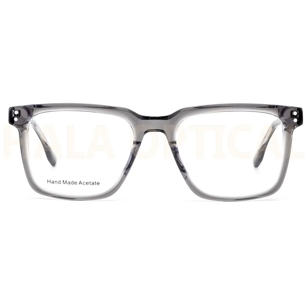 Solo ottica in acetato, fabbrica di occhiali in stock pronto AXG029