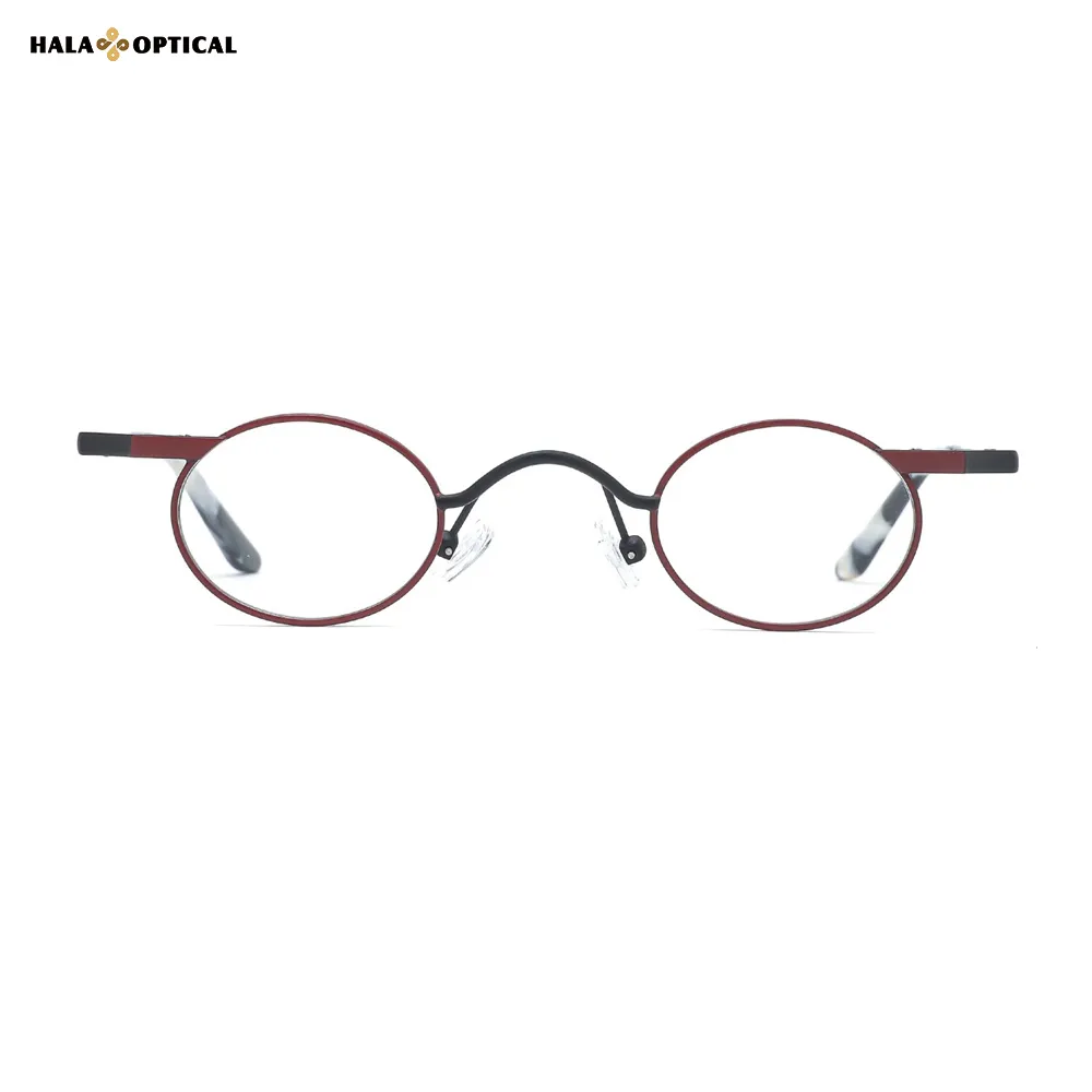 HM1022 | Elegant Oval Metal Optical Frames – Flirty &amp; Playfully Bold