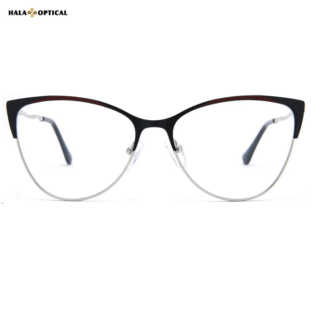 HM18026 Women Metal Cat Eye Eyeglass HM18026 Women Metal Cat Eye Eyeglass | Factory Direct