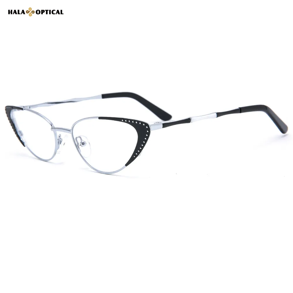 HM18036 Women Cat Eye Metal Optical Frames | Delicate Detailing