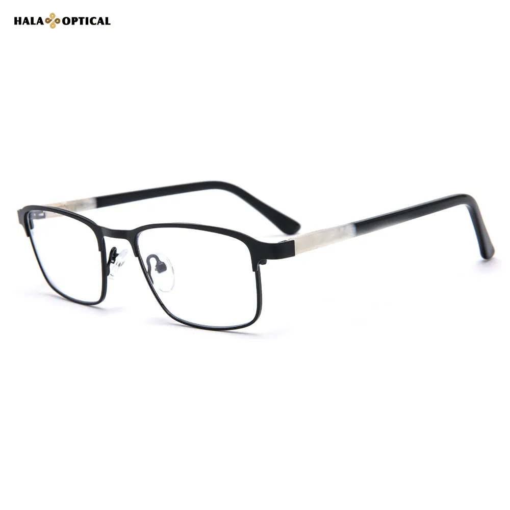 HM18024 Premium Metal Optical Frames – Minimalist & Executive Style for Men