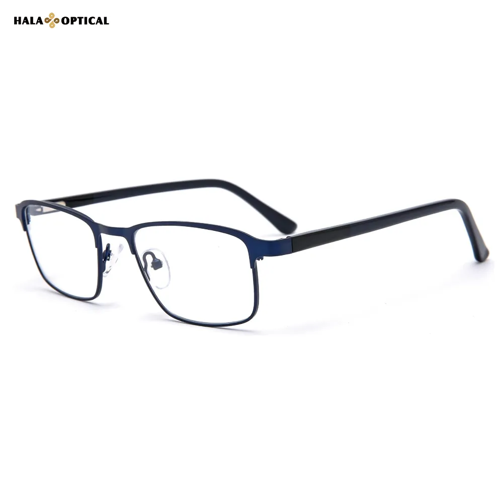 HM18024 Premium Metal Optical Frames – Minimalist & Executive Style for Men