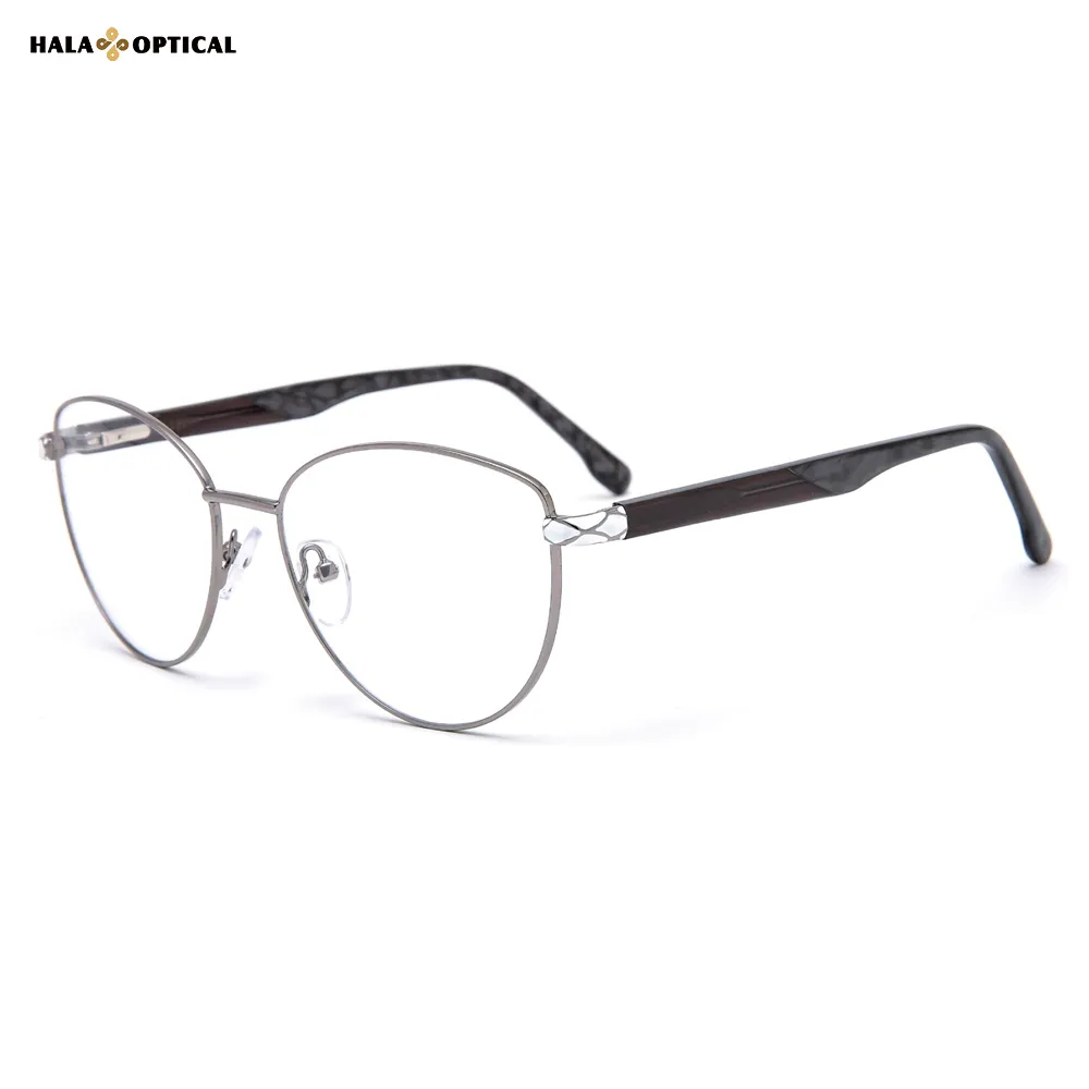 HM18055 "Viper’s Gaze" Premium Metal Optical Frames – Seductive Elegance