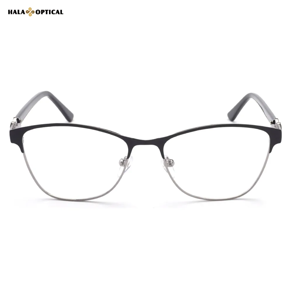 ✨HM18024 Cute & Quirky Clubmaster Optical Frames – Retro Chic with Bow Detail 
