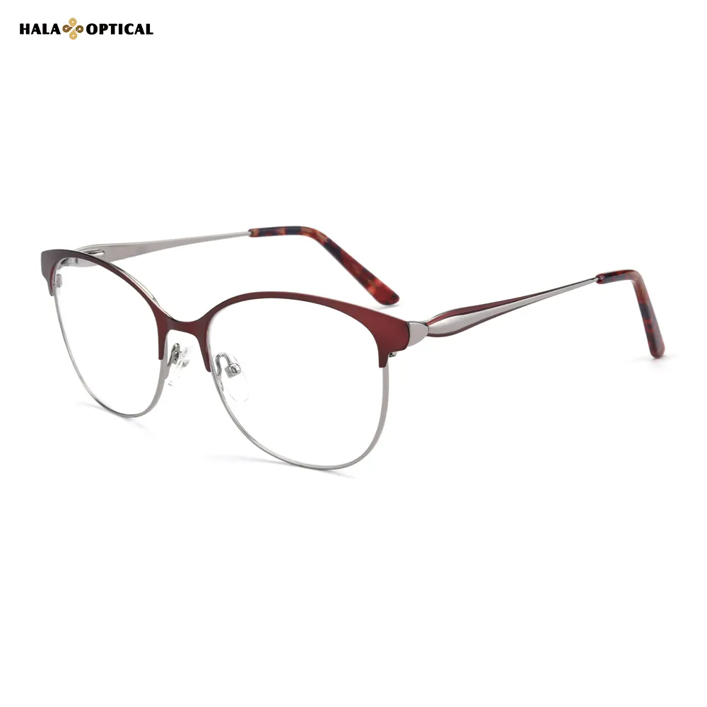 HM1842 "Big Top" Square Metal Optical Frames – Playful & Premium