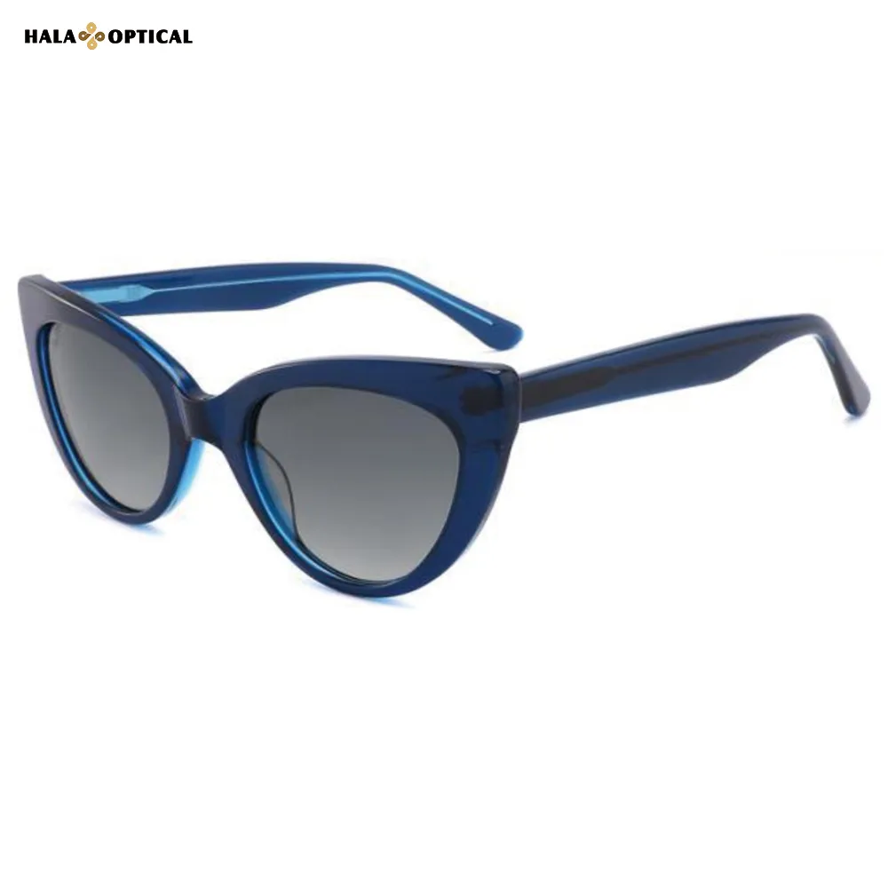 HM2202 Premium Cat-Eye Acetate Sunglasses Frame, Flattering Facial, Barefaced Beauty