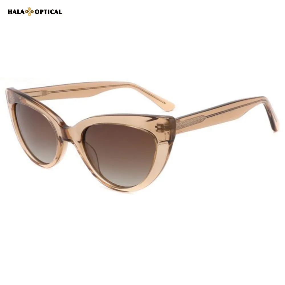 HM2202 Premium Cat-Eye Acetate Sunglasses Frame, Flattering Facial, Barefaced Beauty