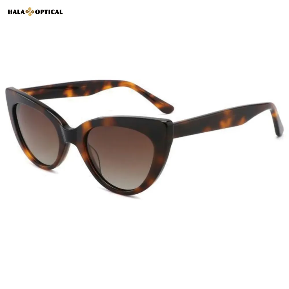 HM2202 Premium Cat-Eye Acetate Sunglasses Frame, Flattering Facial, Barefaced Beauty