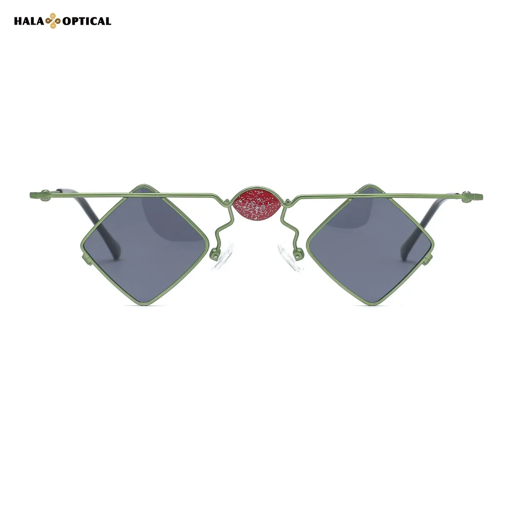 HM1024 Diamond Wide Frame | Long Face Slimming Glasses | 