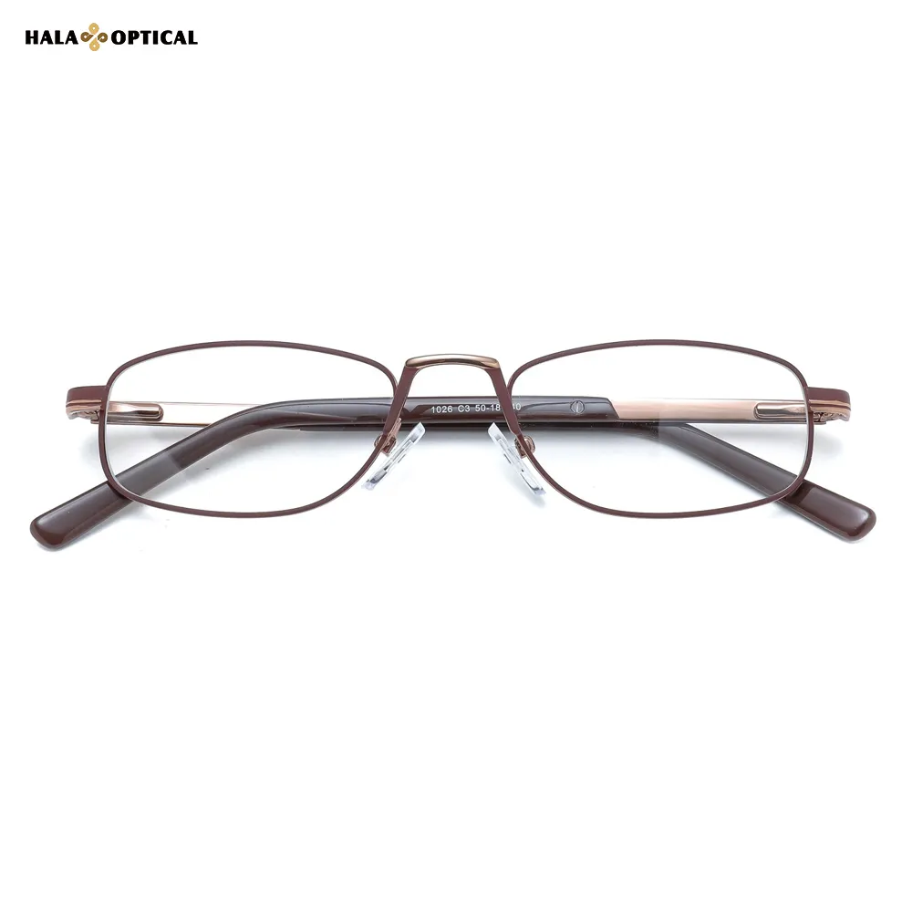 HM1026 "Pure Muse" Series - Matte Metal Square optical frame 