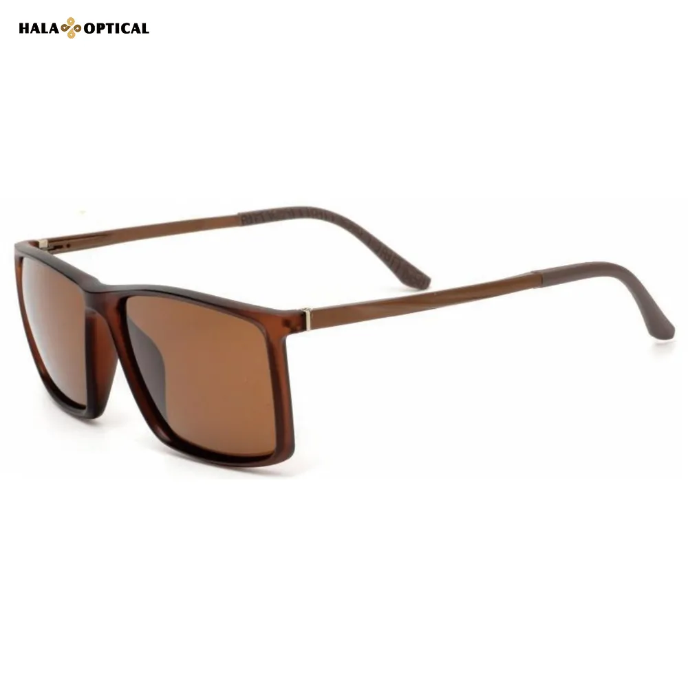 HS55003 Classic Rectangle Sunglasses Frame – TR90 & AL-MG | Low-Key Yet Stylish