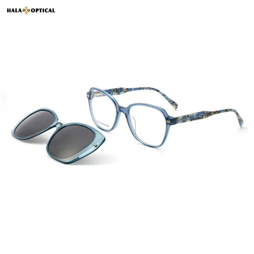 HS8564 Magnetic Clip-On Sunglasses | spring hues & delicate charm