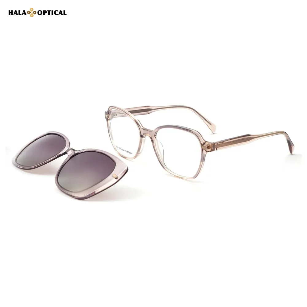 HS8564 Magnetic Clip-On Sunglasses | spring hues & delicate charm
