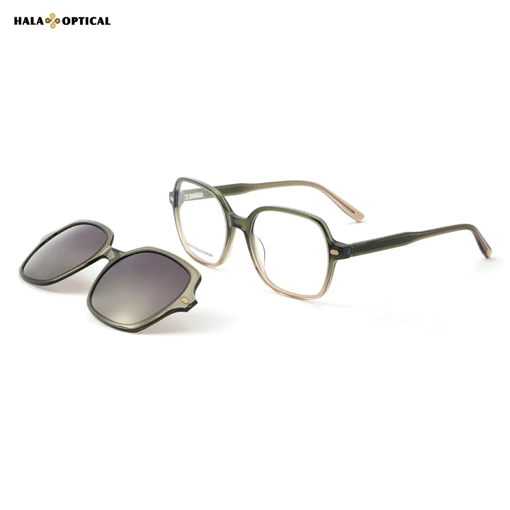 🧲HS8566 Magnetic Clip-On Eyeglasses | Effortless Elegance | Magnetic Versatility