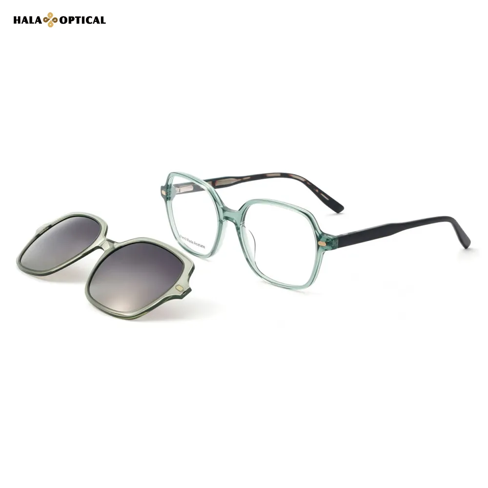 🧲HS8566 Magnetic Clip-On Eyeglasses | Effortless Elegance | Magnetic Versatility