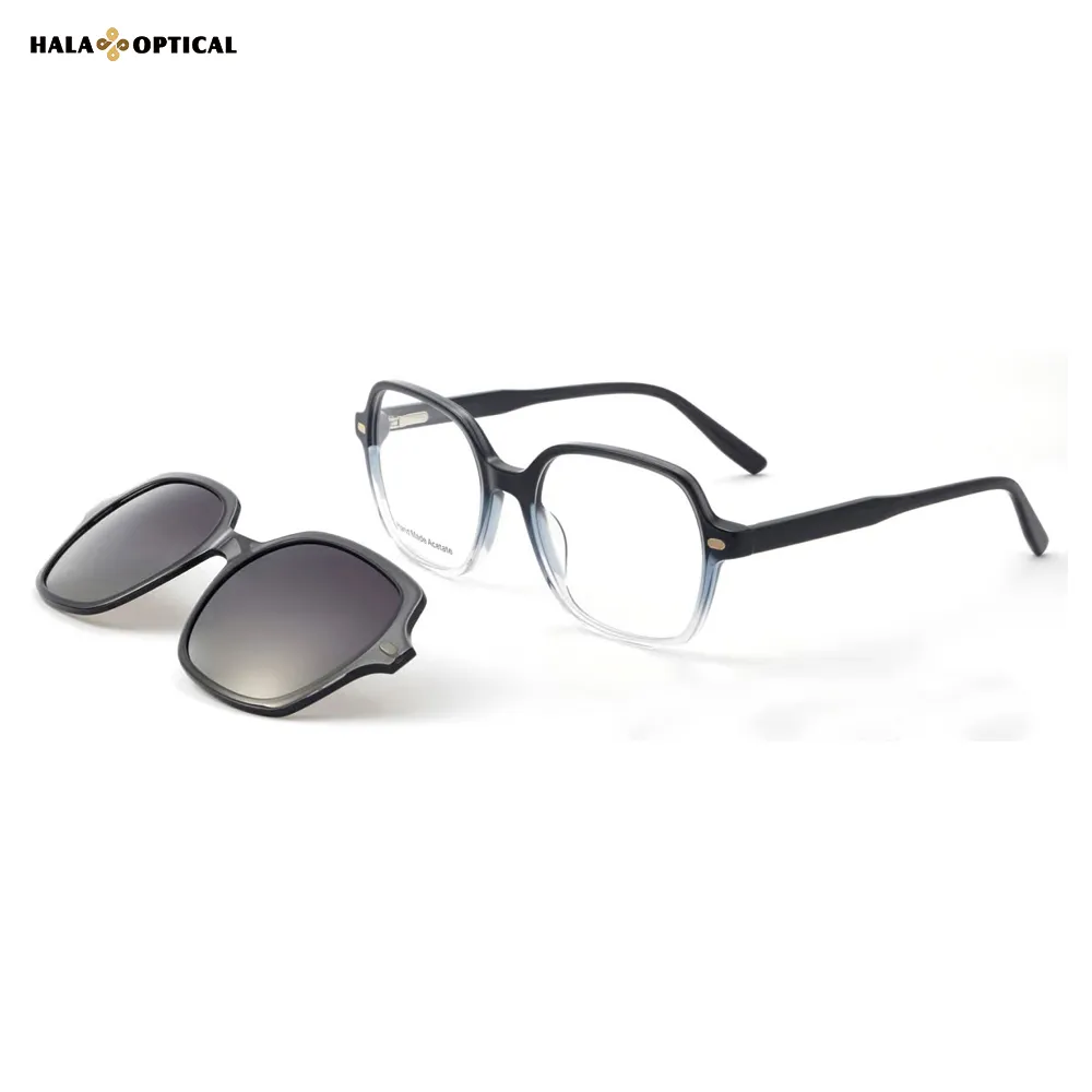 🧲HS8566 Magnetic Clip-On Eyeglasses | Effortless Elegance | Magnetic Versatility