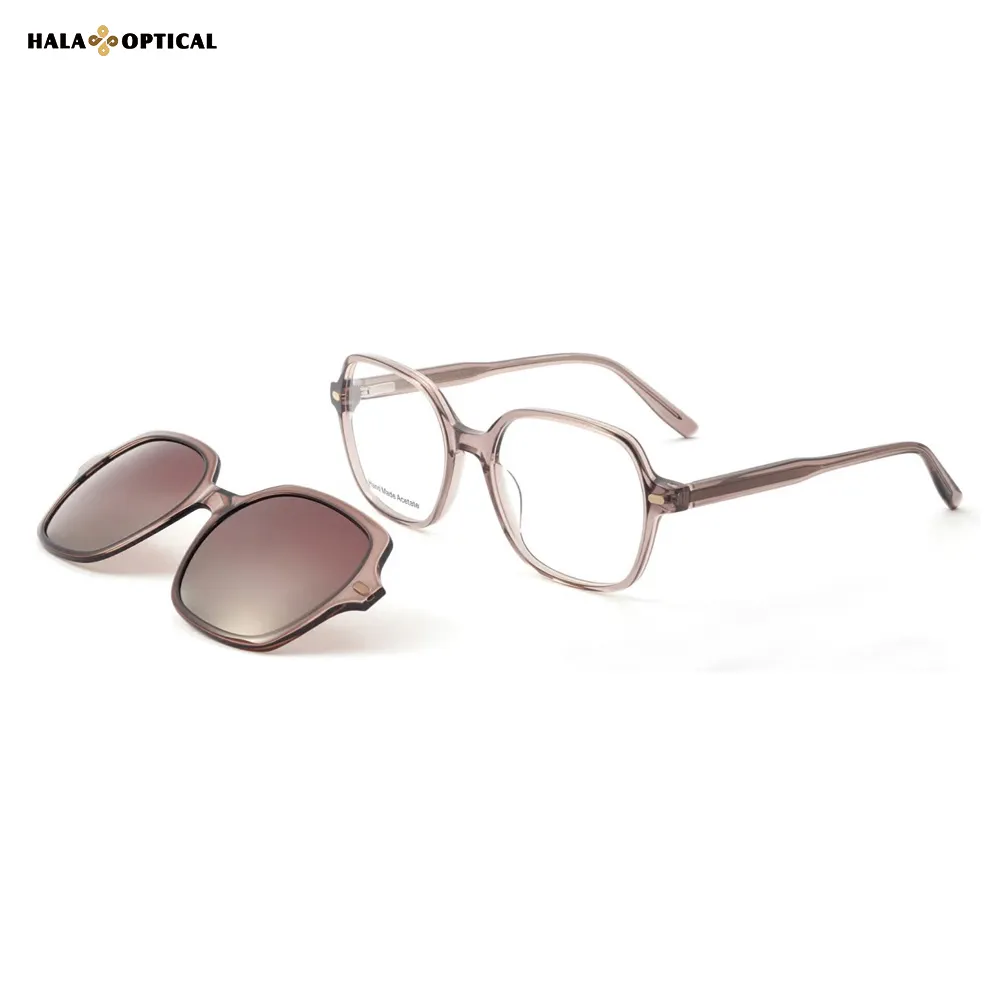 🧲HS8566 Magnetic Clip-On Eyeglasses | Effortless Elegance | Magnetic Versatility