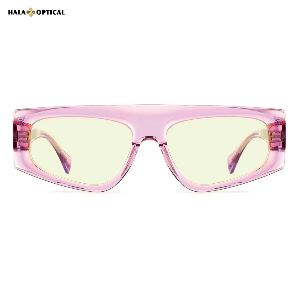 HST04 Wayfarer Acetate Sunglass  – Vibrant Summer Colors, Trendy dopamine 