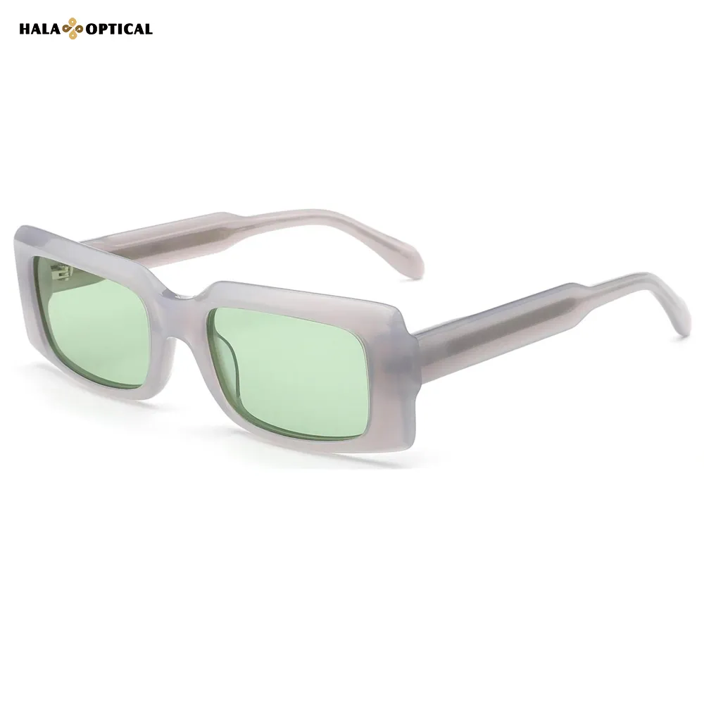 HST09 Slimming Rectangle Acetate Sunglasses Frame | Face Slimming 