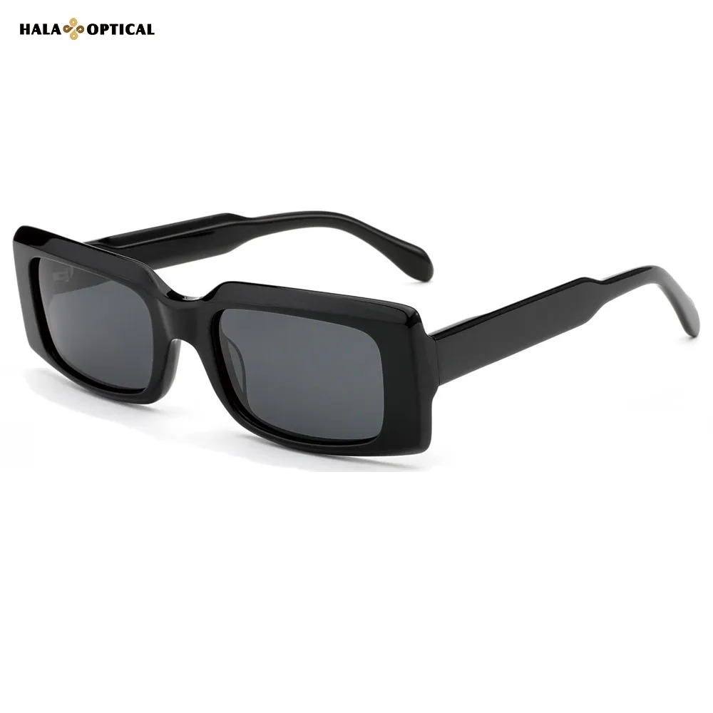 HST09 Slimming Rectangle Acetate Sunglasses Frame | Face Slimming 