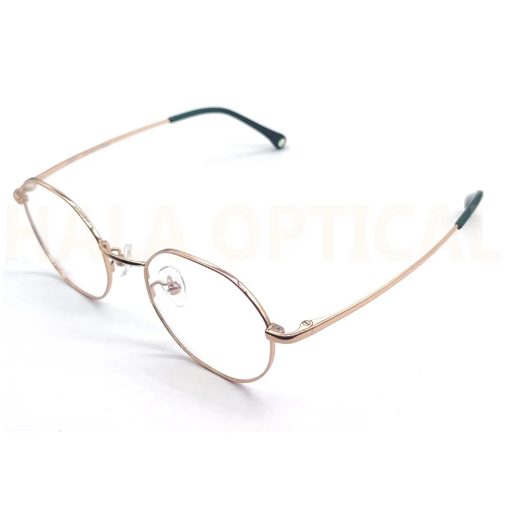 Titanium temple eyeglasses frame for Children