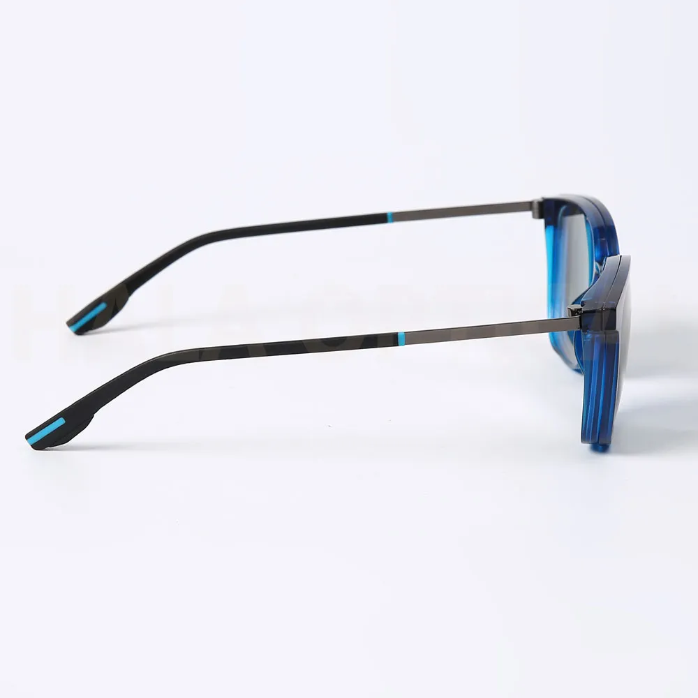 HTZ058 eyewear frame with clip on 