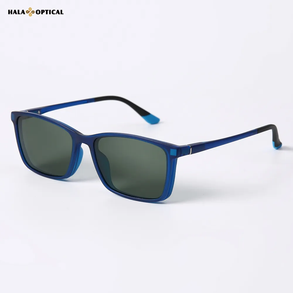 HTZ074 Ultem Injected Square Clip-on Sunglasses Factory