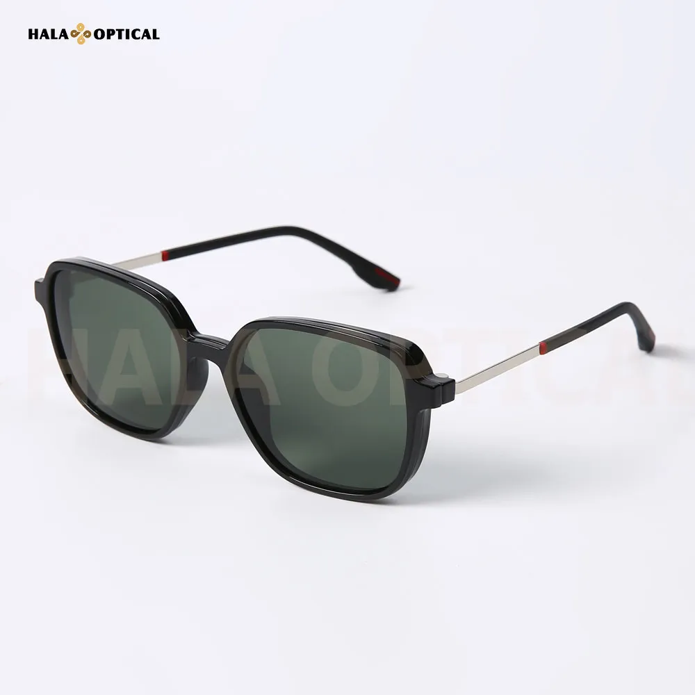 Gafas de sol con montura óptica Ultem HTZ059 con clip magnético