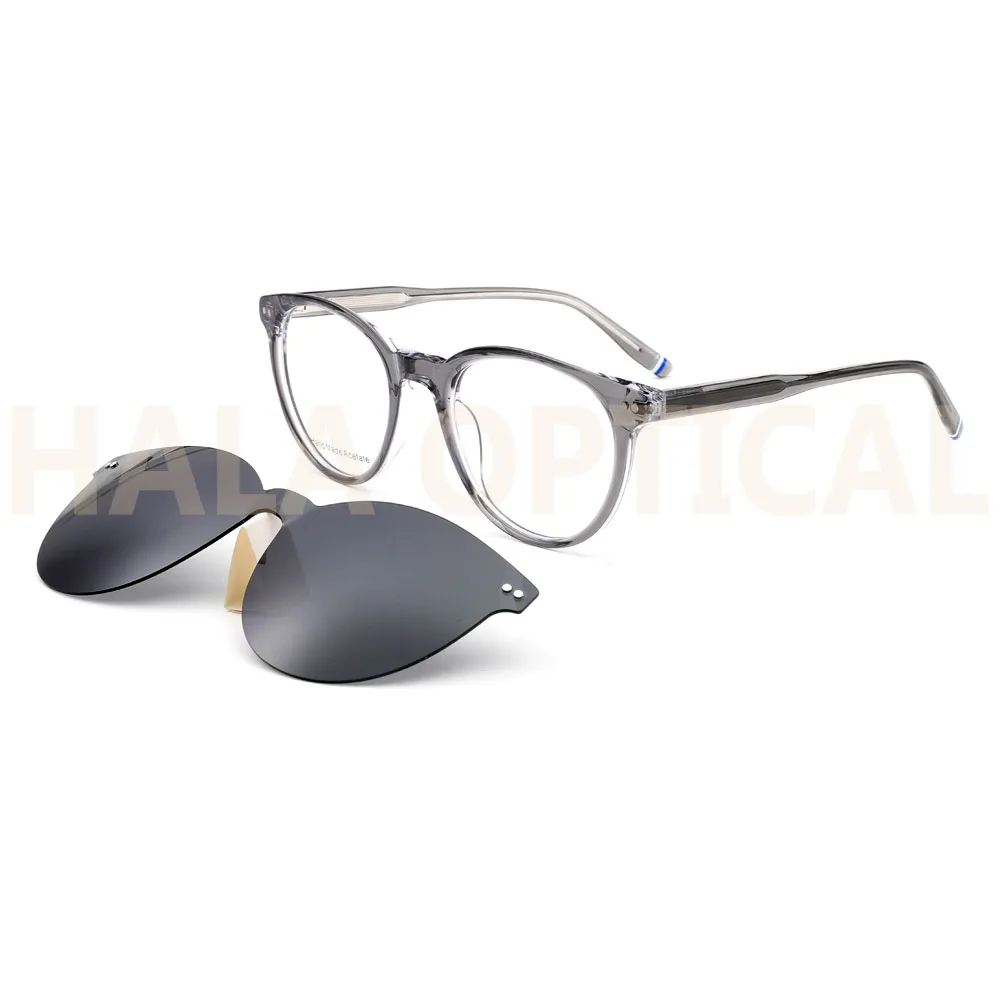 Round acetate sunglasses AXG035