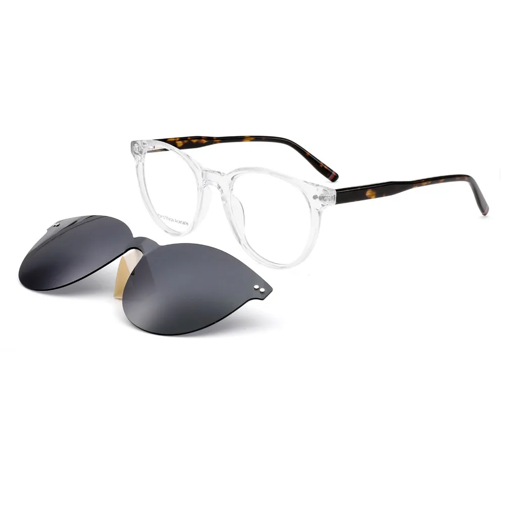 Round acetate sunglasses AXG035