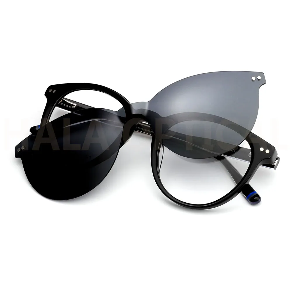 Round acetate sunglasses AXG035